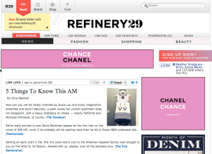 Refinery29.com | 5 Things To Know This AM | 11/4/2012