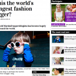 iltalehti.fi | Onko tässä maailman nuorin muotibloggaaja? (Is this the world’s youngest fashion blogger?) | 10/7/12