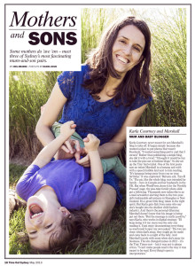 Time Out Sydney | “Mothers and Sons” | May 2013 | Photo Daniel Boud
