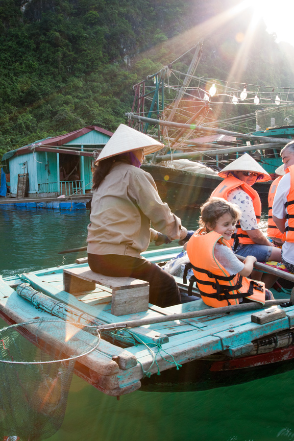 Halong Bay Vietnam cruise travel with kids