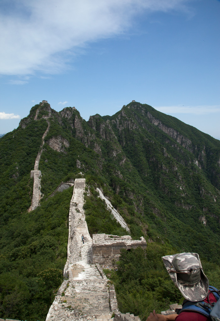 Great Wall of China camping